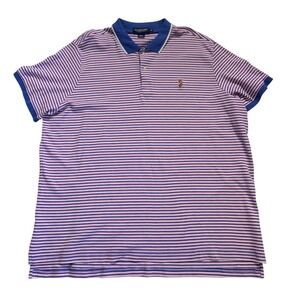 US Polo Assn Mens 3XL Luxury Feel Striped Polo Shirt Short Sleeve